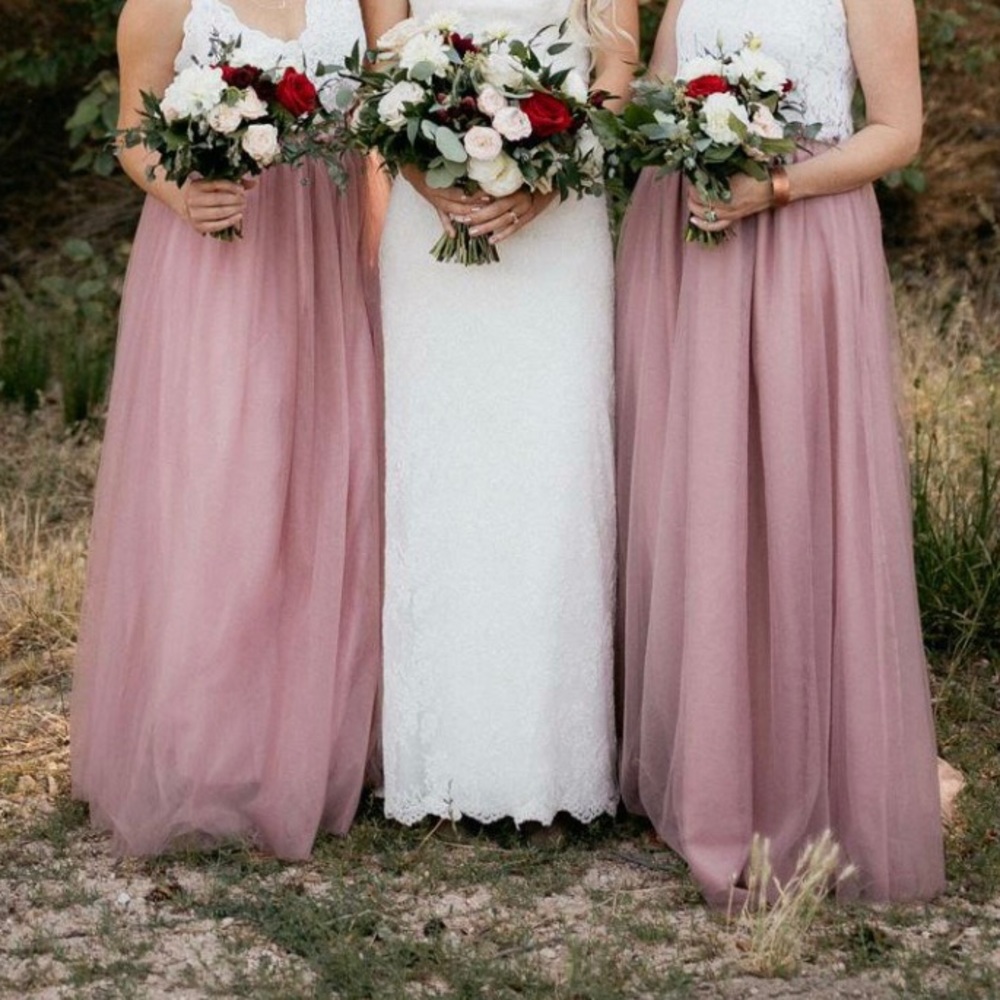 Blush Pink Tulle Skirt